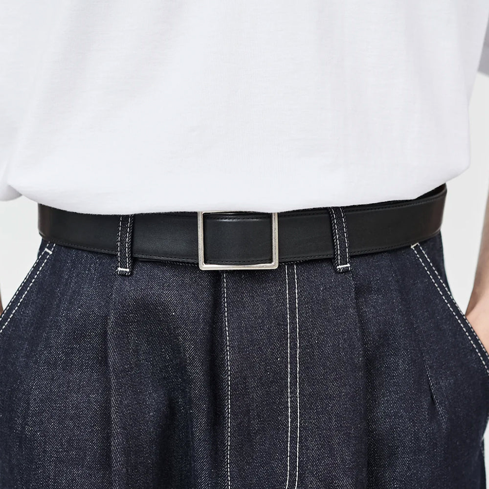 Graphpaper - Graphpaper Holeless Leather Classic Belt