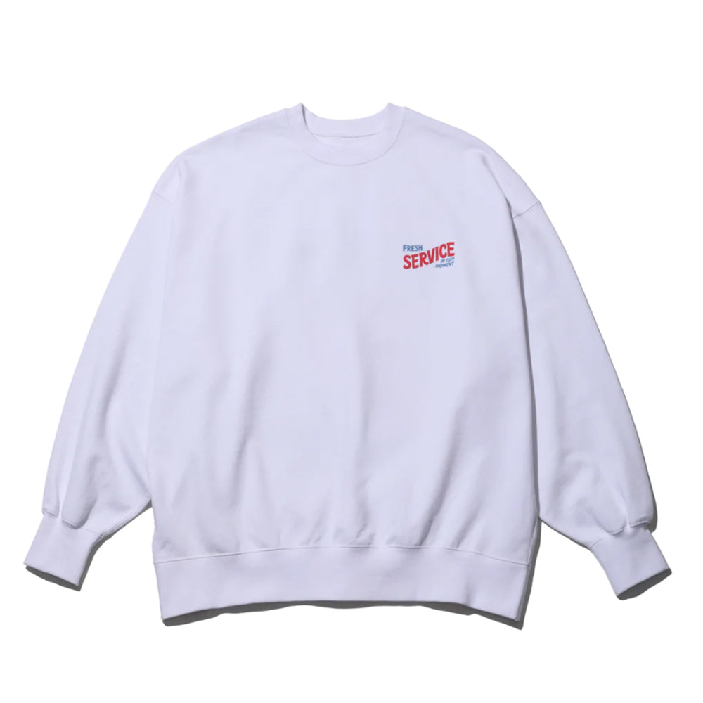 Fresh Service - CORPORATE PRINTED CREW NECK SWEAT All Day All Night