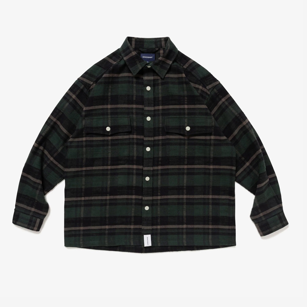 トップス DESCENDANT VANNING PLAID LS SHIRT DESCENDANT - VANNING PLAID LS SHIRT – IN MY BOOK STORE