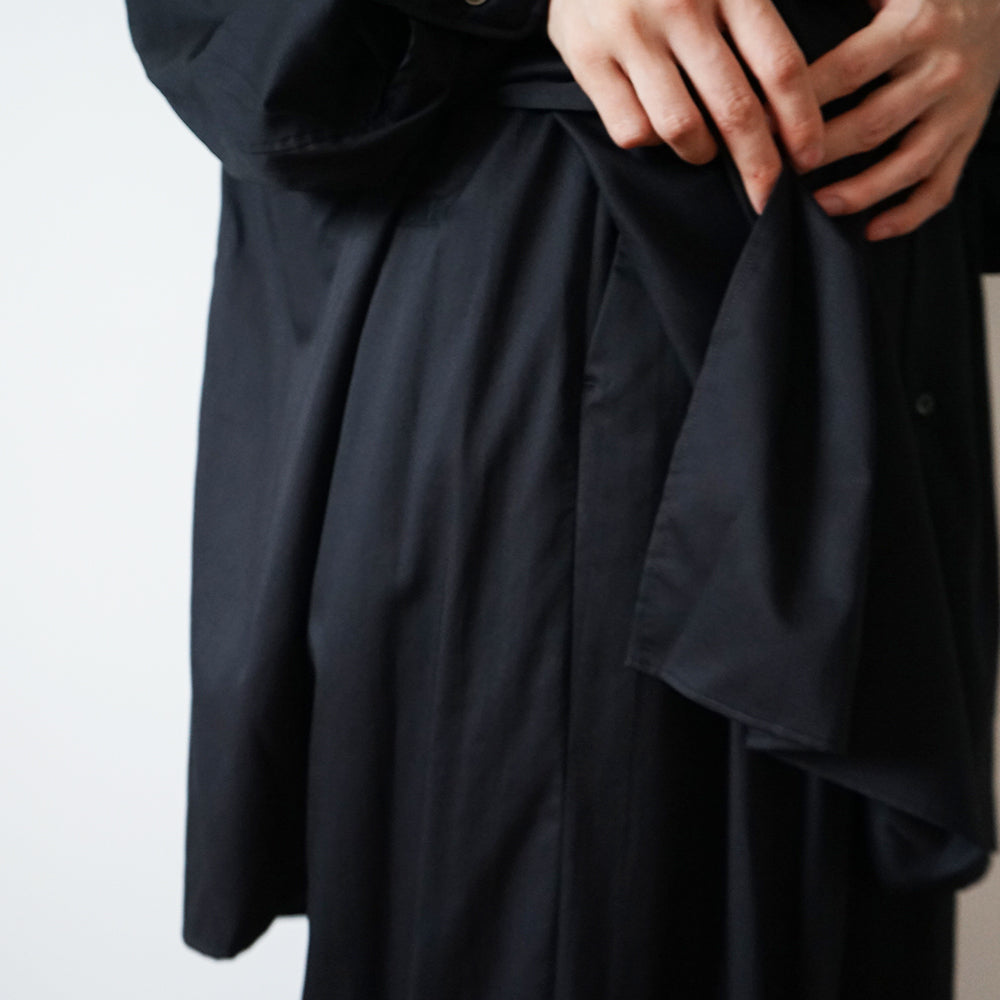 Graphpaper - Silicon Poplin Deep Slit Regular Collar Shirt