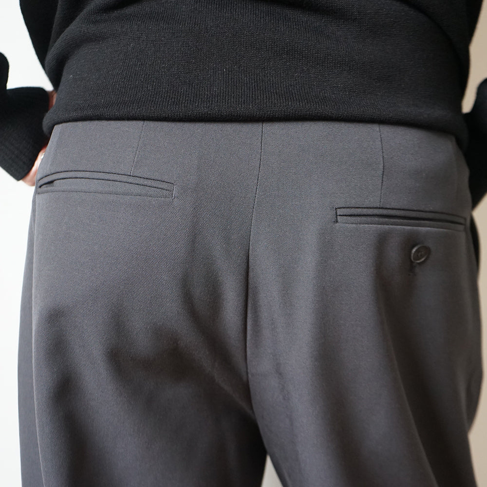 ATON - BACK SATIN STANDARD PANTS