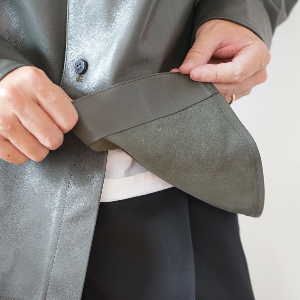 Cale - LAMB LEATHER SHIRT