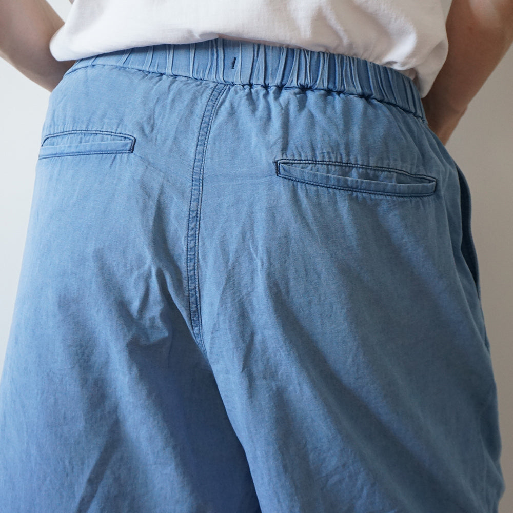 Graphpaper- SIDOGRAS Indigo Poplin Track Shorts