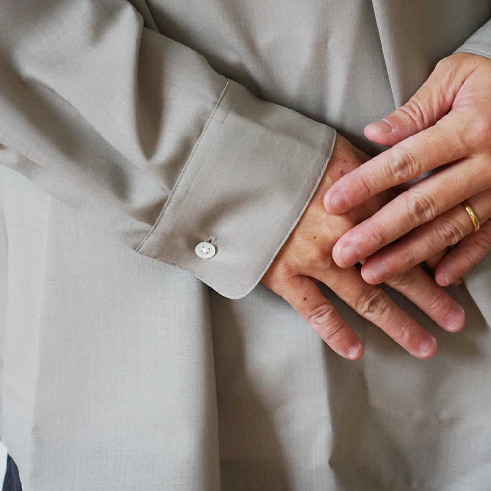 Graphpaper - Techno Wool Tropical Skipper Shirt