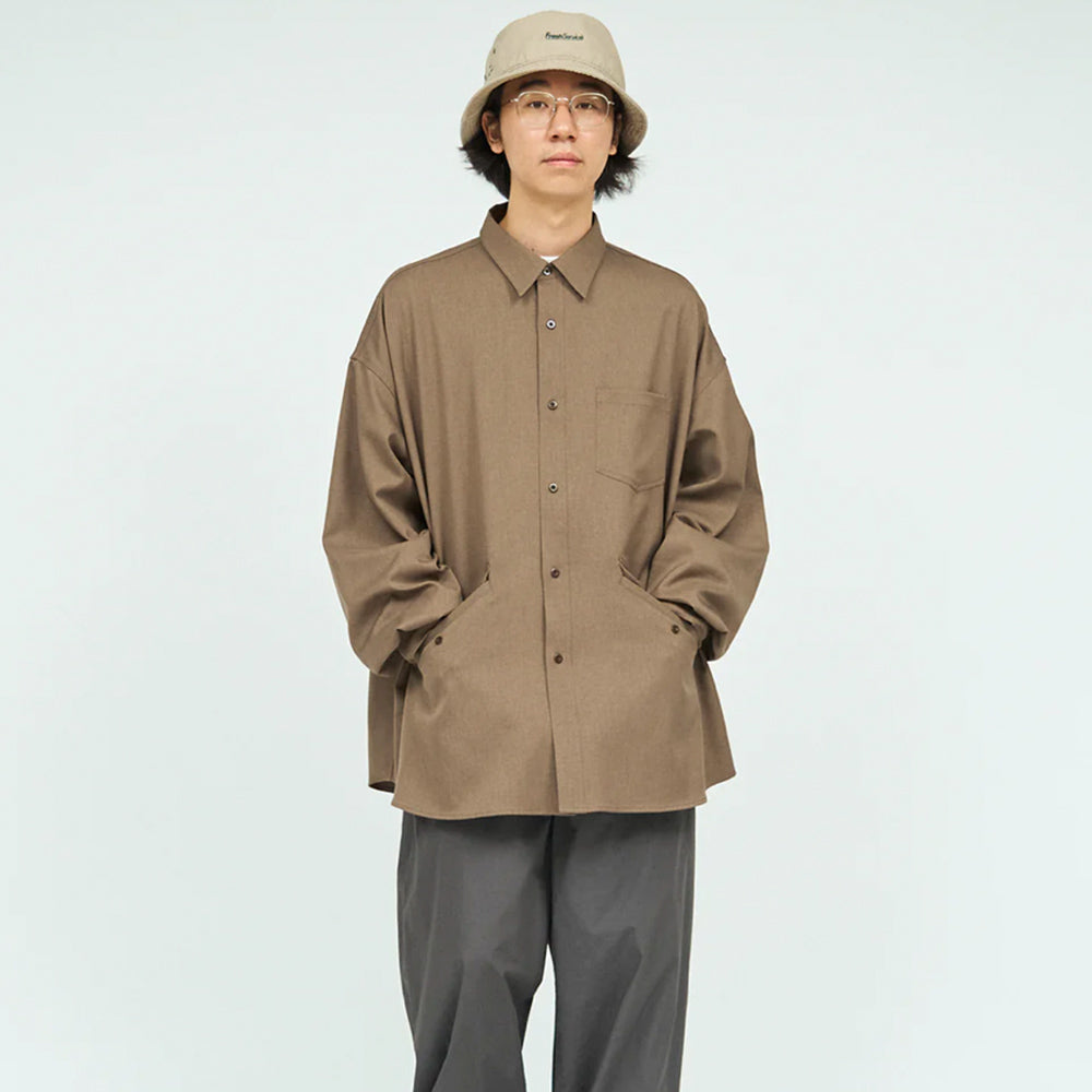 Fresh Service - WOOLY TWILL TECH SHIRT