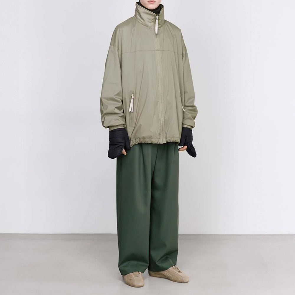 Graphpaper - Techno Wool Nylon Wide Tapered Trousers