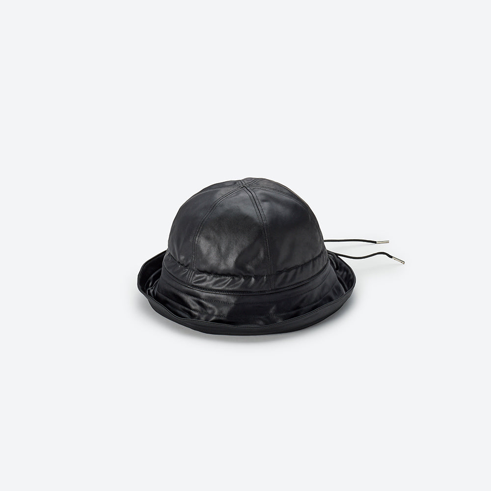 KIJIMA TAKAYUKI - LEATHER LIKE SATIN 2WAY SAILOR HAT – IN MY BOOK