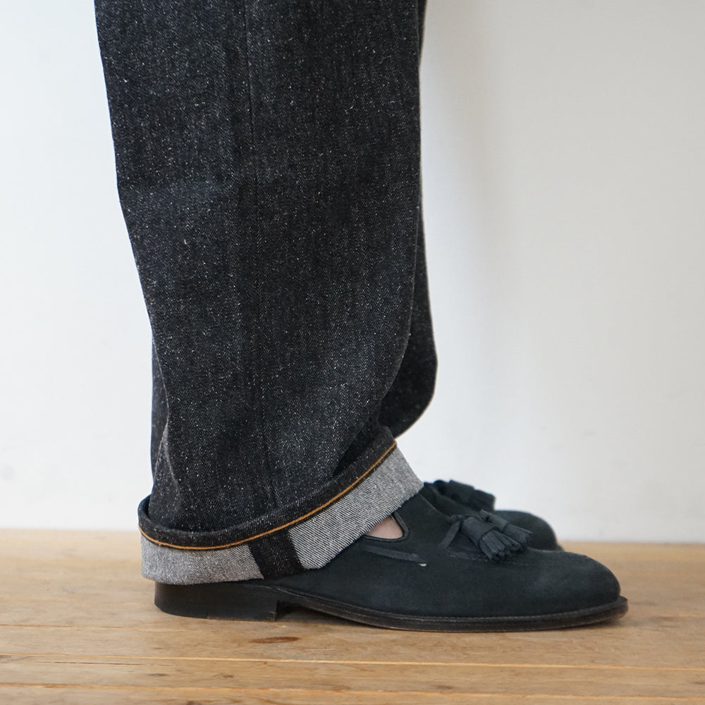 Cale - Cotton Silk Denim Pants