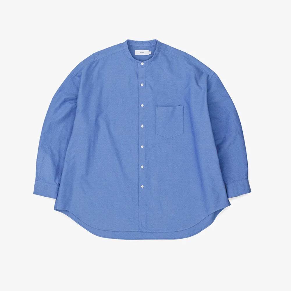 ち*ん様 Graphpaper Wool Band Collar Shirt O Graphpaper - Oxford L/S Oversized Band Collar Shirt – IN MY BOOK STORE