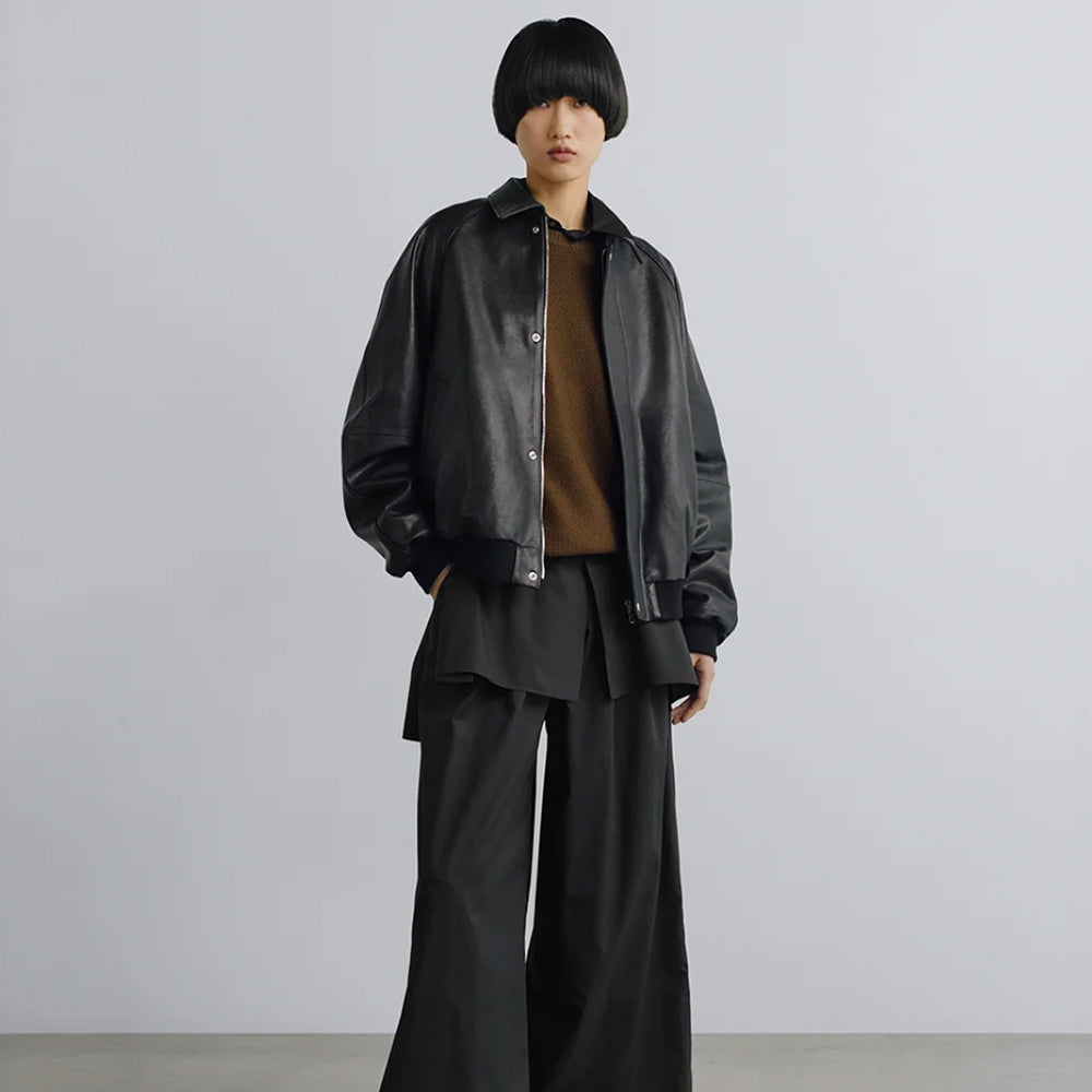 Graphpaper - Cow Leather Raglan Blouson (Women)