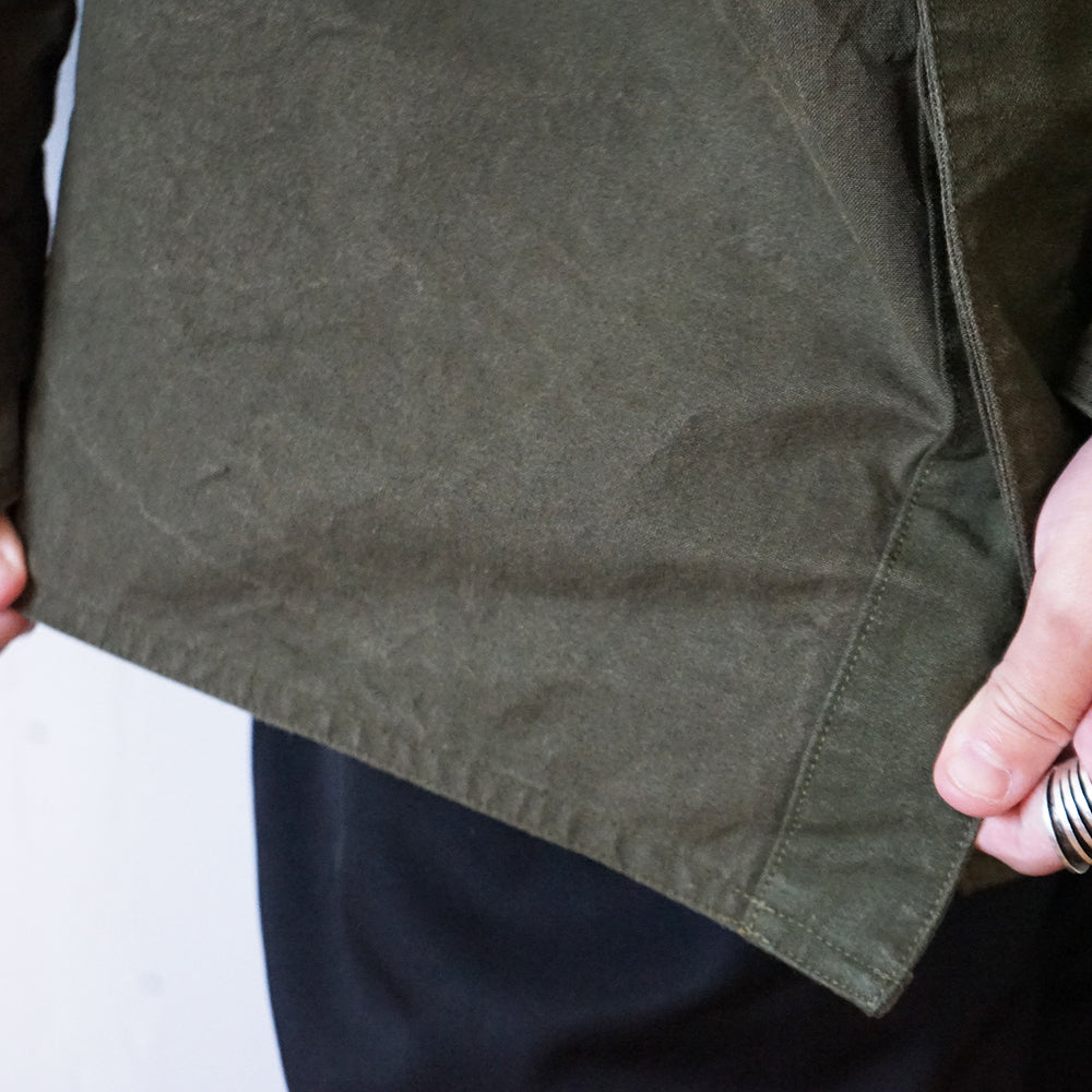 A.PRESSE - Vintage Cotton Silk Oiled Tent Cloth Logger Jacket