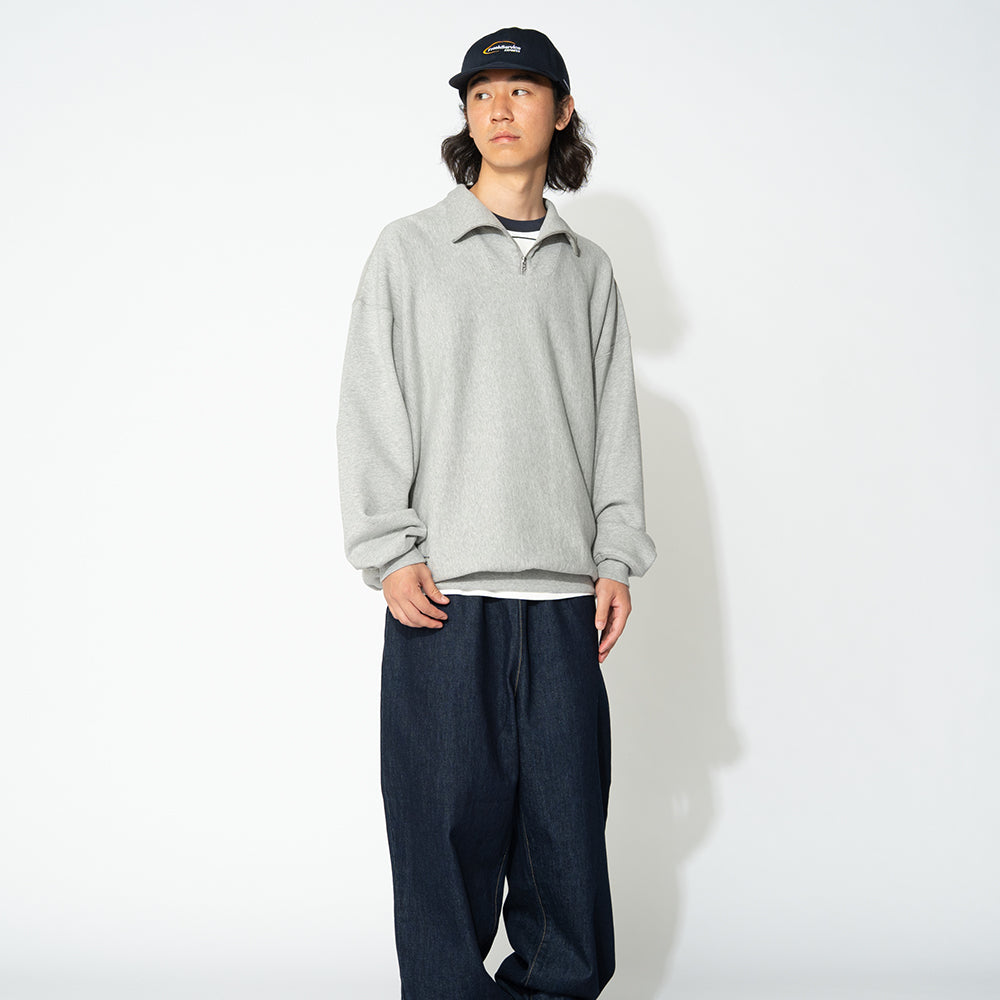 Fresh Service - CLASSIC TERRY SWEAT HALF ZIP