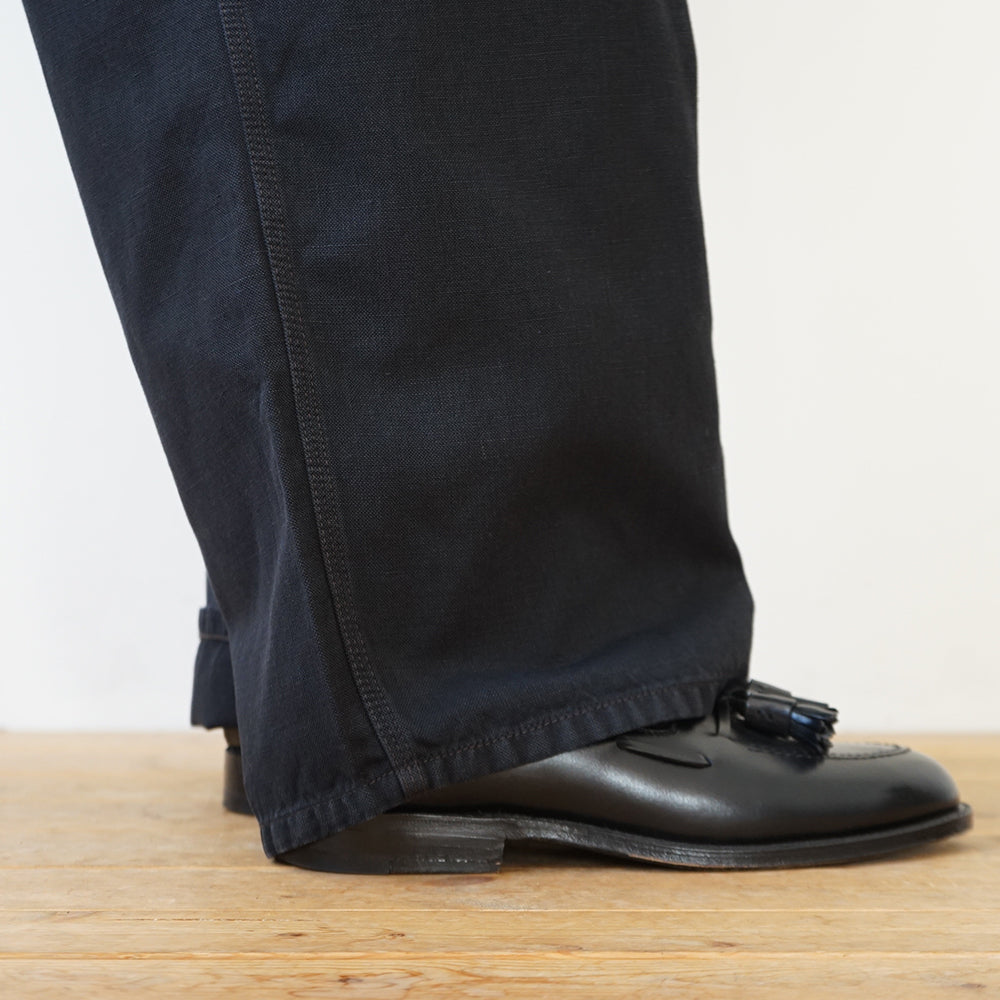 A.PRESSE - Vintage Silk Hemp Painter Pants