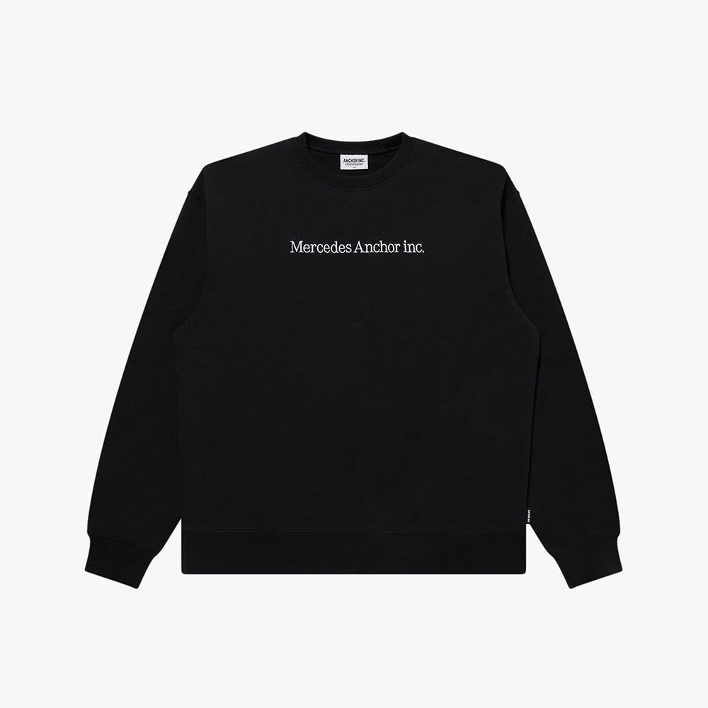 トップス Mersedes Anchor Inc. Crew Sweat L Mercedes Anchor inc. - ONE LINE LOGO CREW SWEAT – IN MY BOOK STORE