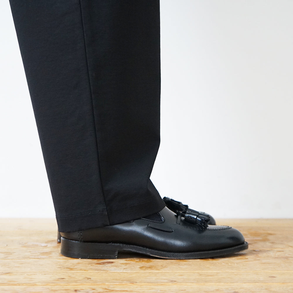 BATONER - COTTON NYLON ONE TUCK EASY PANTS