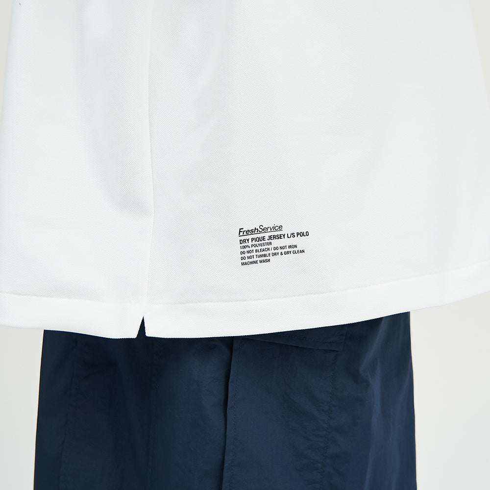 Fresh Service - DRY PIQUE JERSEY L/S POLO