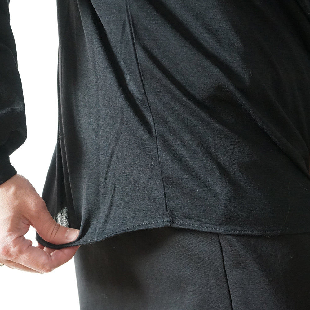 BATONER - BAND COLLAR MERIYASU SHIRT