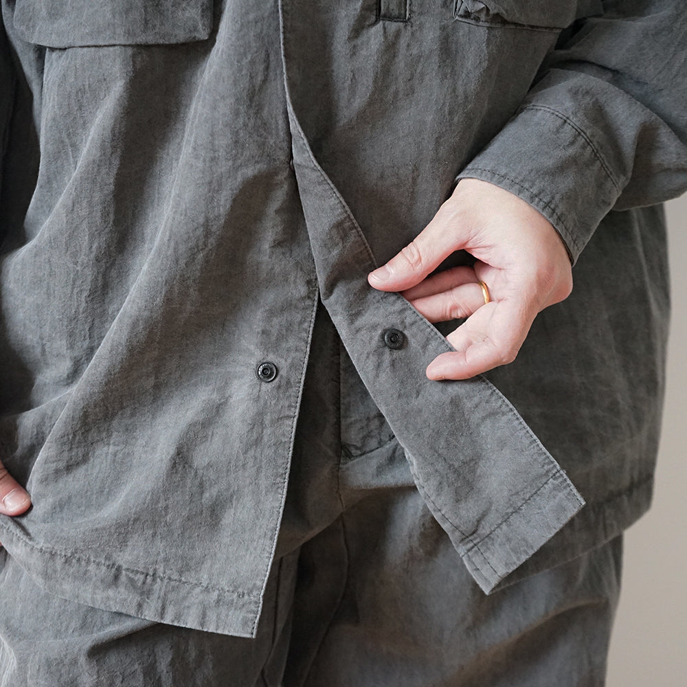 is-ness - Pigment-Dyed Long-Sleeve Shirt