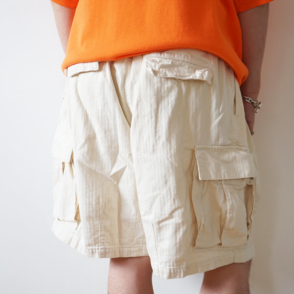 is-ness - Herringbone 6-Pocket Shorts