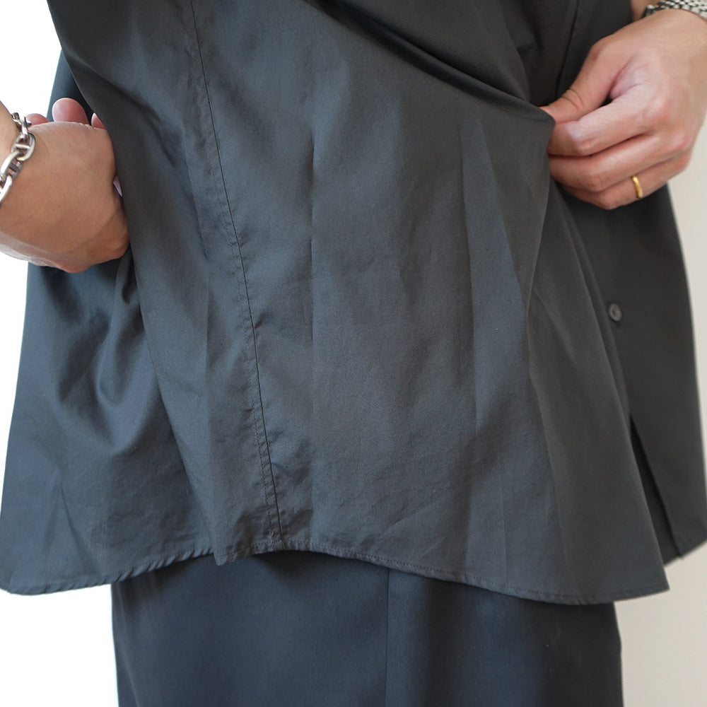Graphpaper - Broad S/S Oversized Regular Collar Shirt