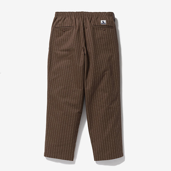 DESCENDANT - SHORE HERRINGBONE STRIPE BEACH TROUSERS