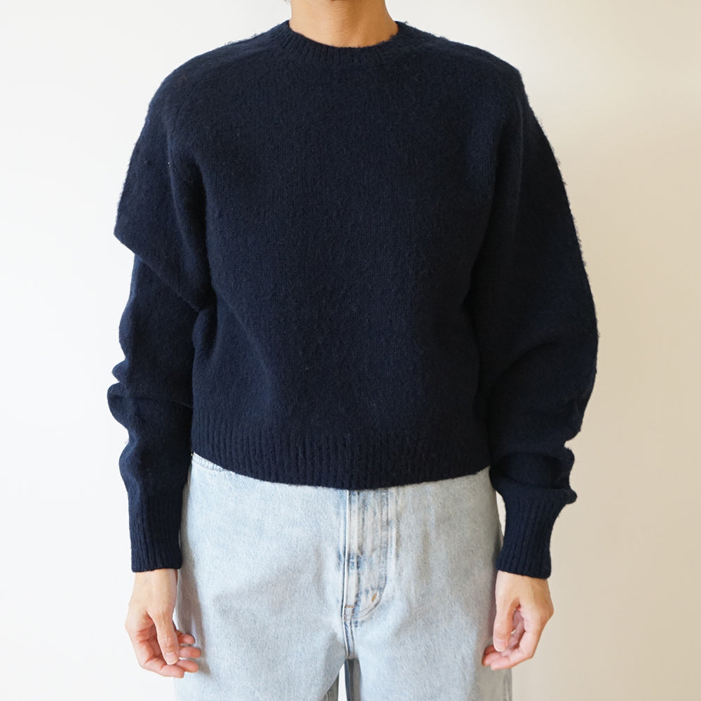 YLEVE - ITALIAN BLUSHED WOOL KN P/O