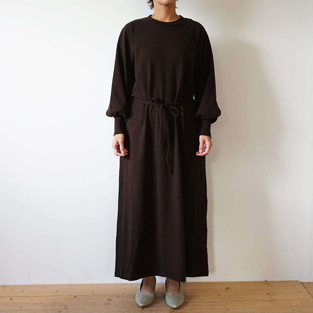 blurhms - Co/Silk Nep Volume Sleeve Dress