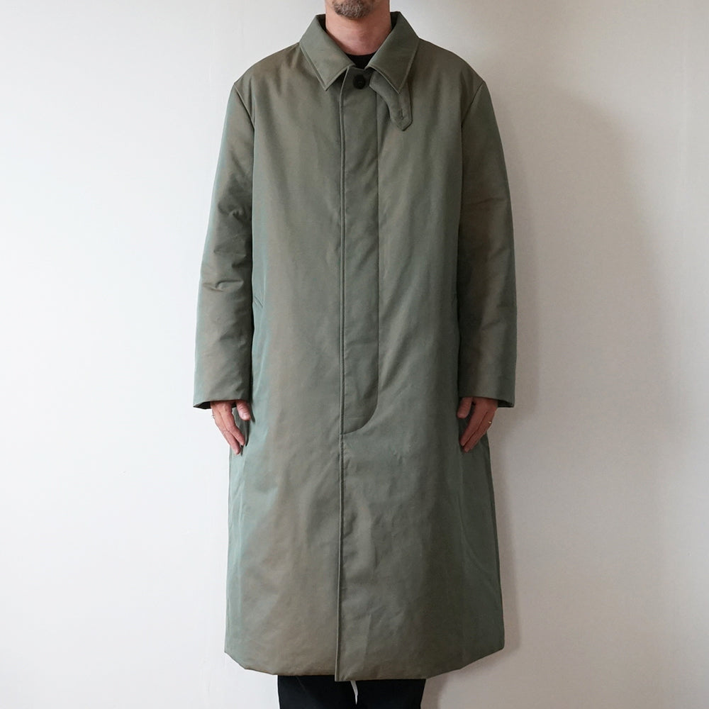 Cale - COTTON SILK GABARDINE DOWN COAT