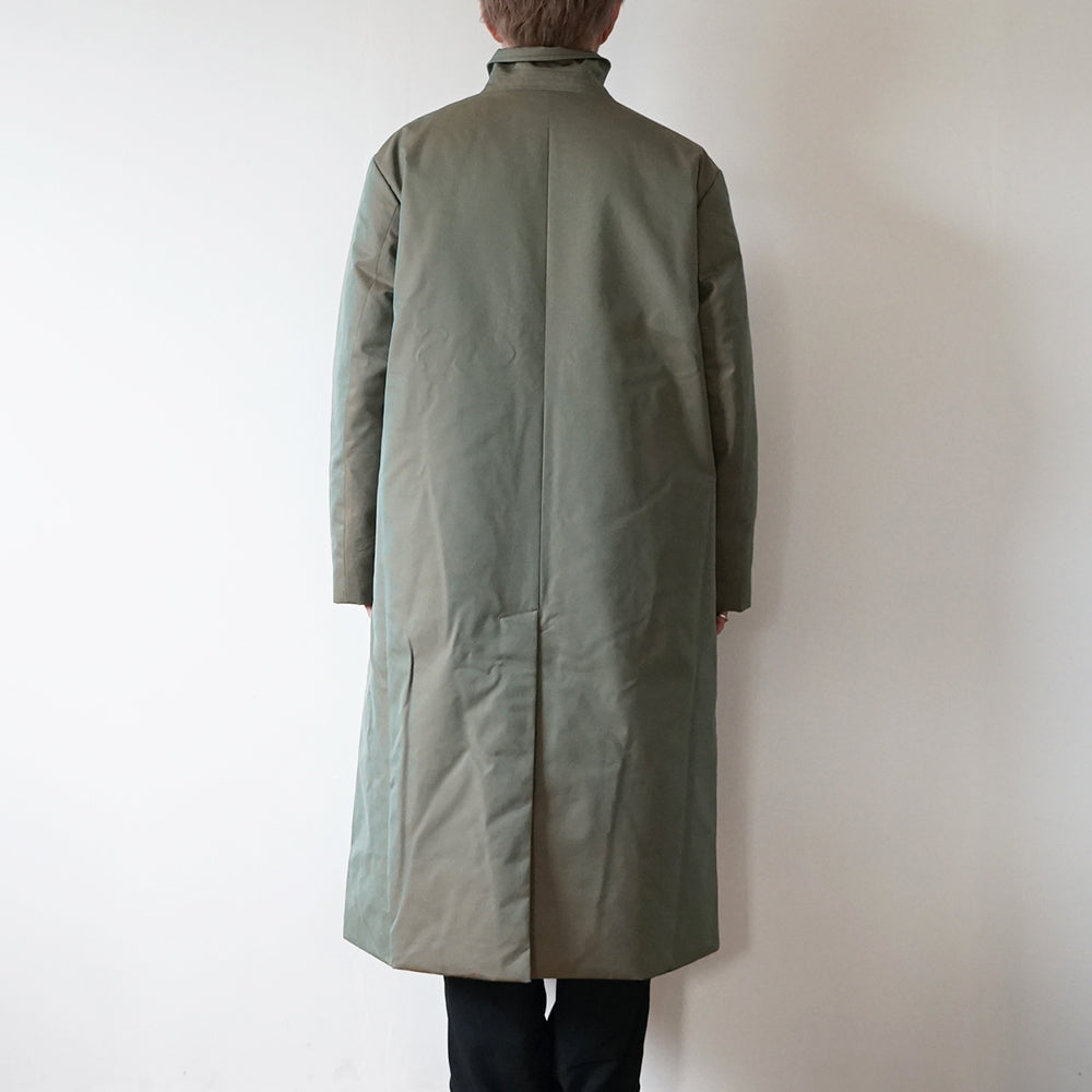 Cale - COTTON SILK GABARDINE DOWN COAT