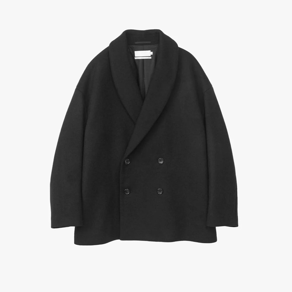 Graphpaper - Light Melton Shawl Collar Coat