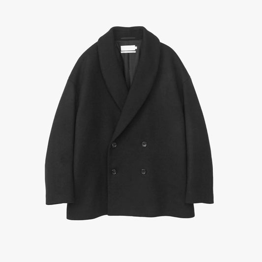 Graphpaper - Light Melton Shawl Collar Coat