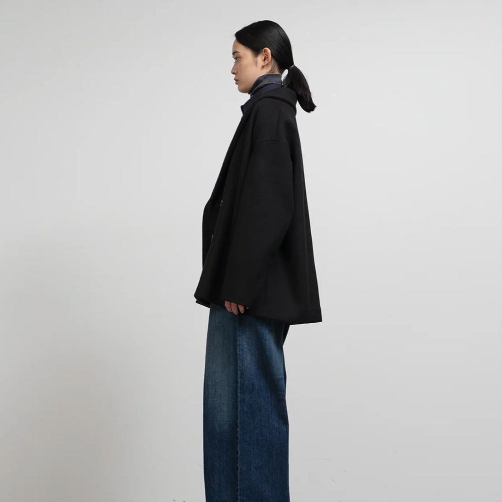 Graphpaper - Light Melton Shawl Collar Coat