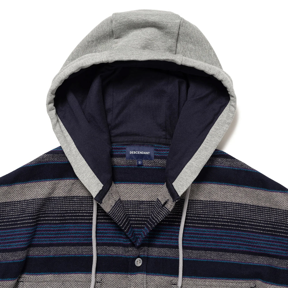 DESCENDANT - SPICOLI HOODED LS SHIRT