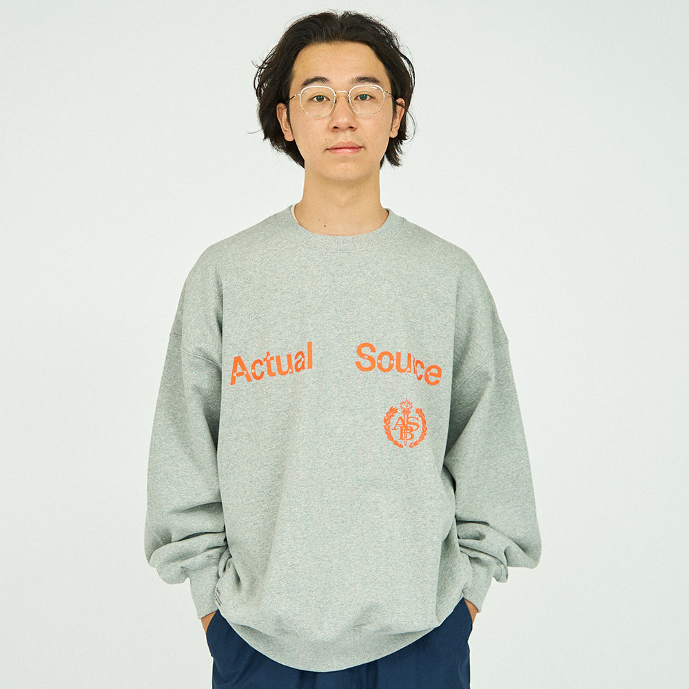 Fresh Service - AS×FS LIGHT OZ CREW NECK SWEAT