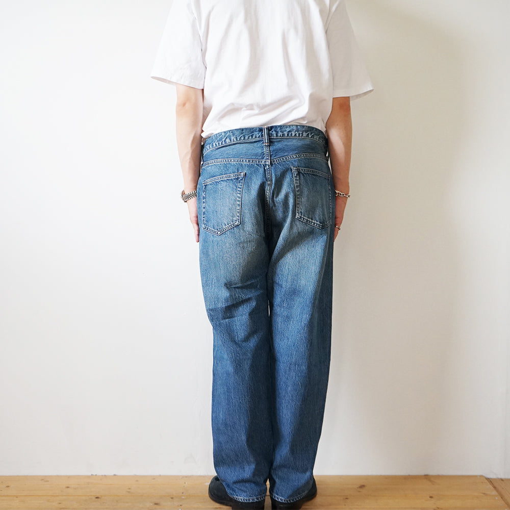 A.PRESSE - Washed Denim Pants E