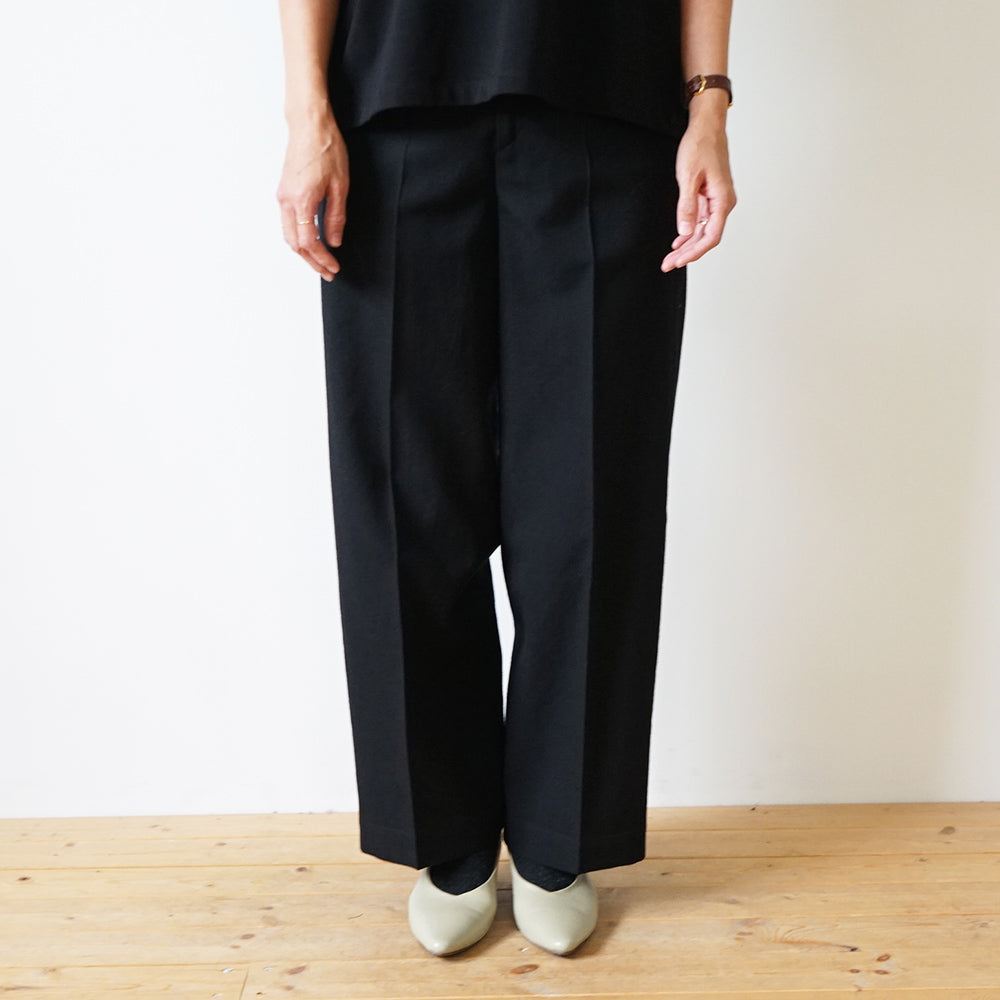 blurhms - Rough Wool Gabardine Trousers