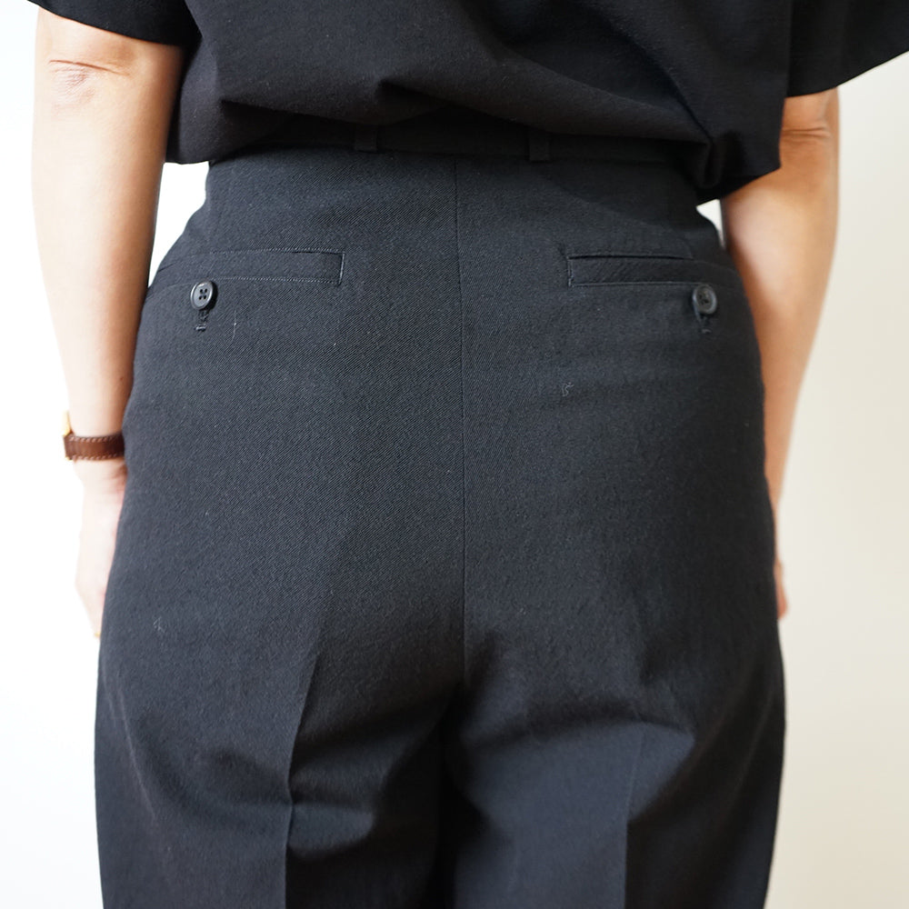 blurhms - Rough Wool Gabardine Trousers