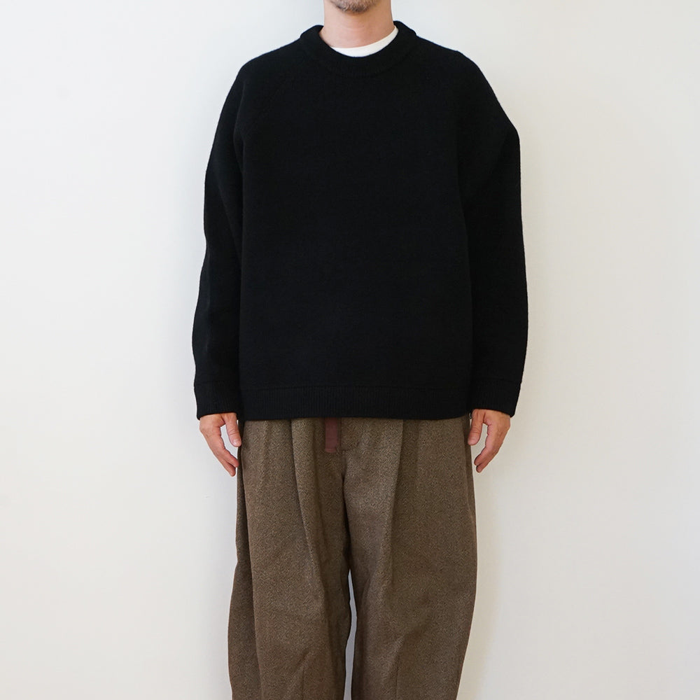 is-ness - VENTILATION KNITTED CREW