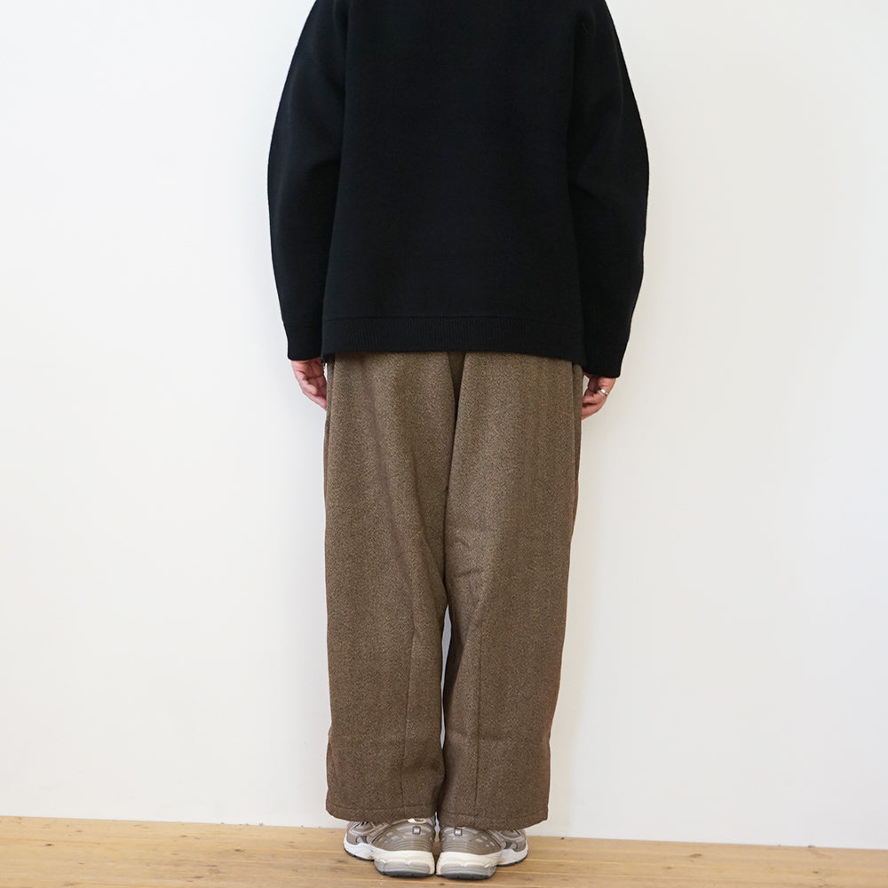 is-ness - TECH TWEED BALLOON PANTS