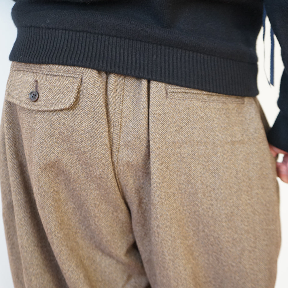 is-ness - TECH TWEED BALLOON PANTS