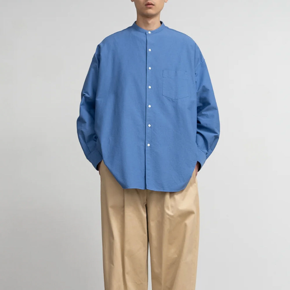 Graphpaper - Oxford Oversized Band Collar Shirt