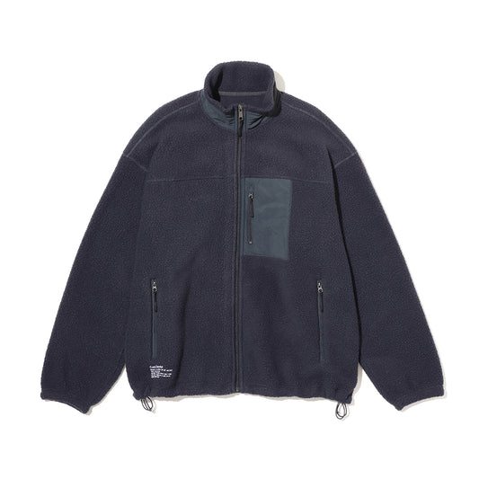 Fresh Service - HEAVY FLEECE ZIP-UP JACKET