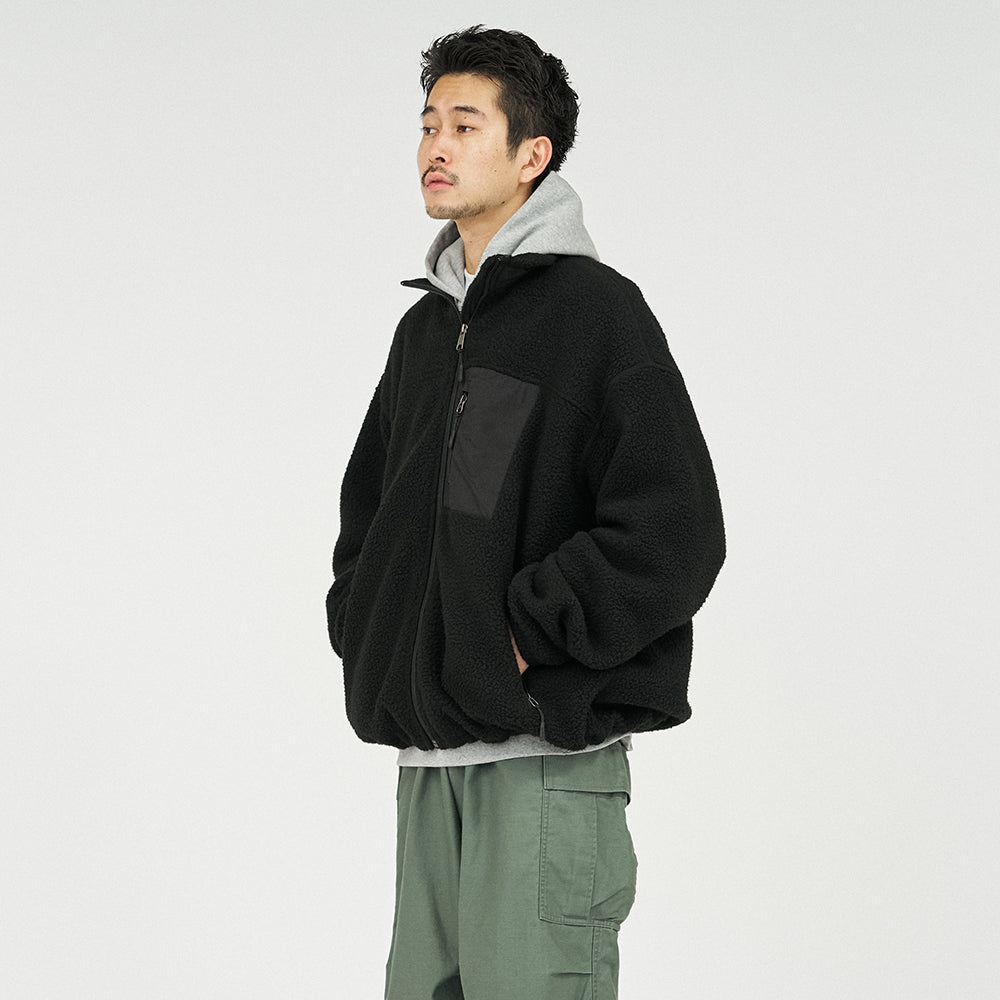 Fresh Service - HEAVY FLEECE ZIP-UP JACKET – IN MY BOOK STORE