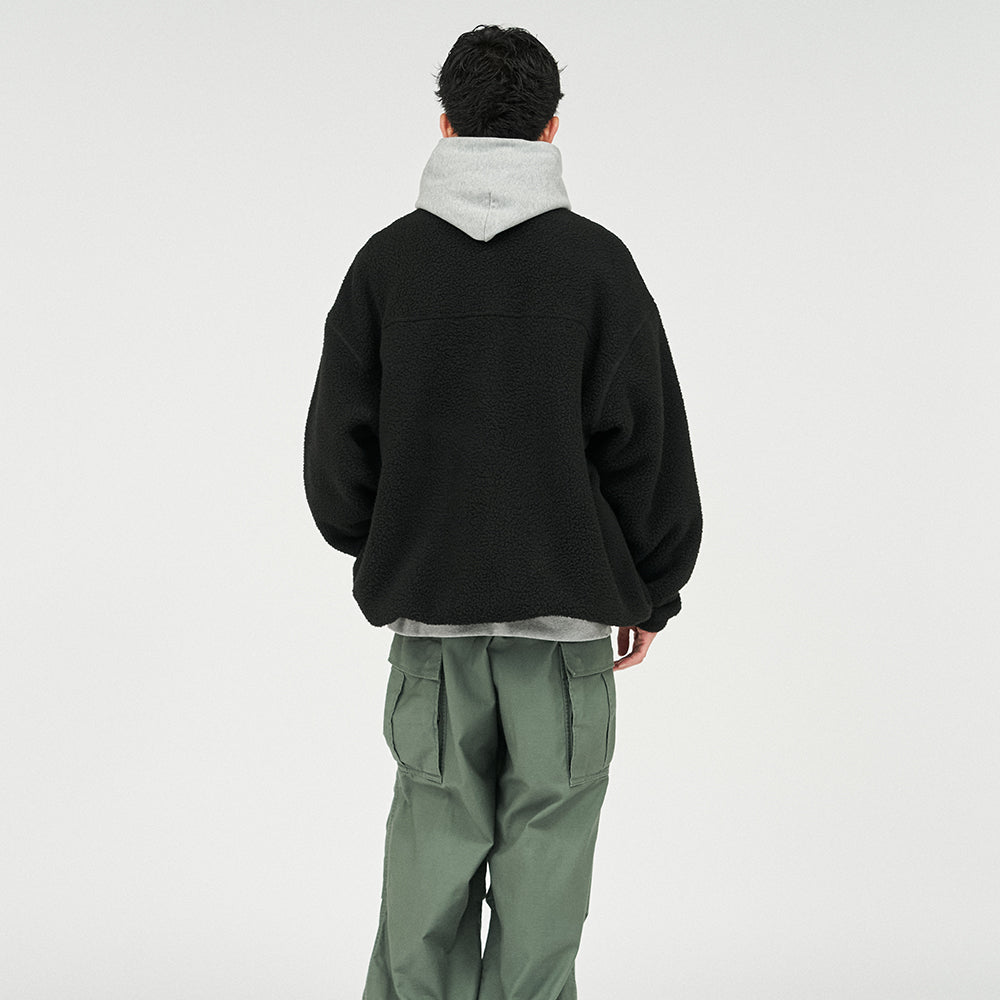 Fresh Service - HEAVY FLEECE ZIP-UP JACKET – IN MY BOOK STORE