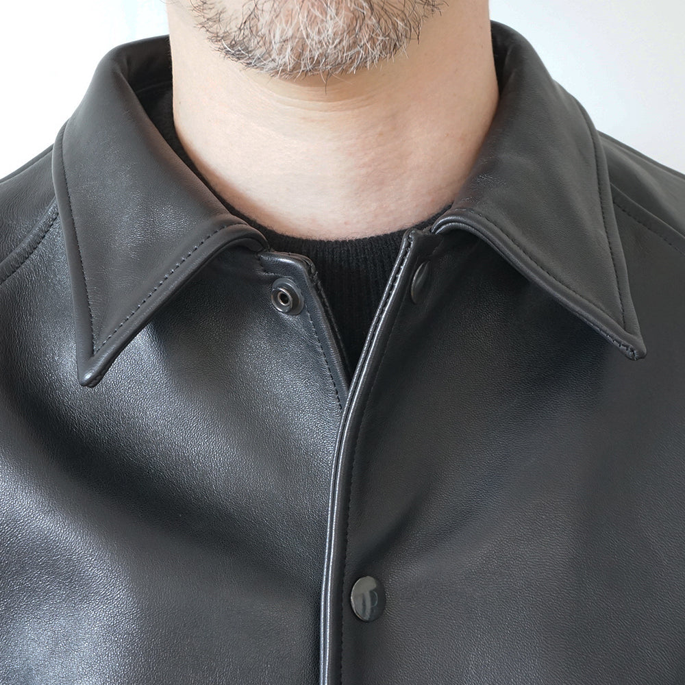 A.PRESSE - Leather Coach Jacket – IN MY BOOK STORE