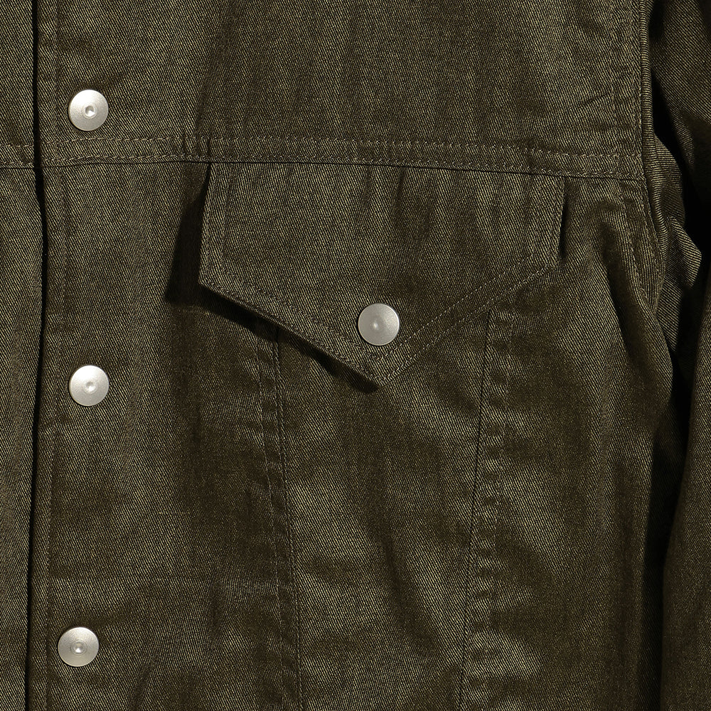 FOUNDOUR - COLOR DENIM JACKET