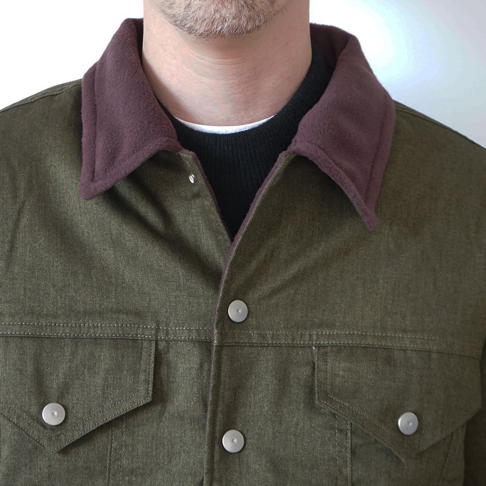 FOUNDOUR - COLOR DENIM JACKET