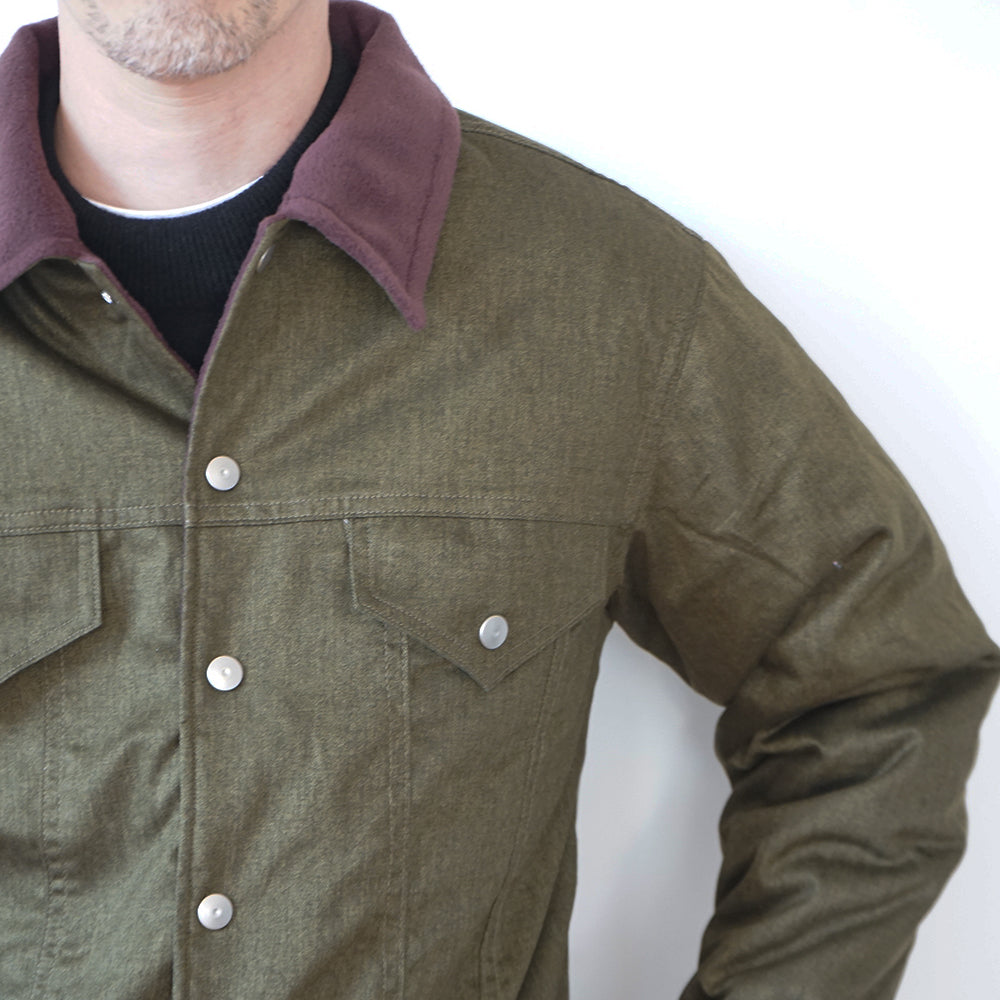 FOUNDOUR - COLOR DENIM JACKET