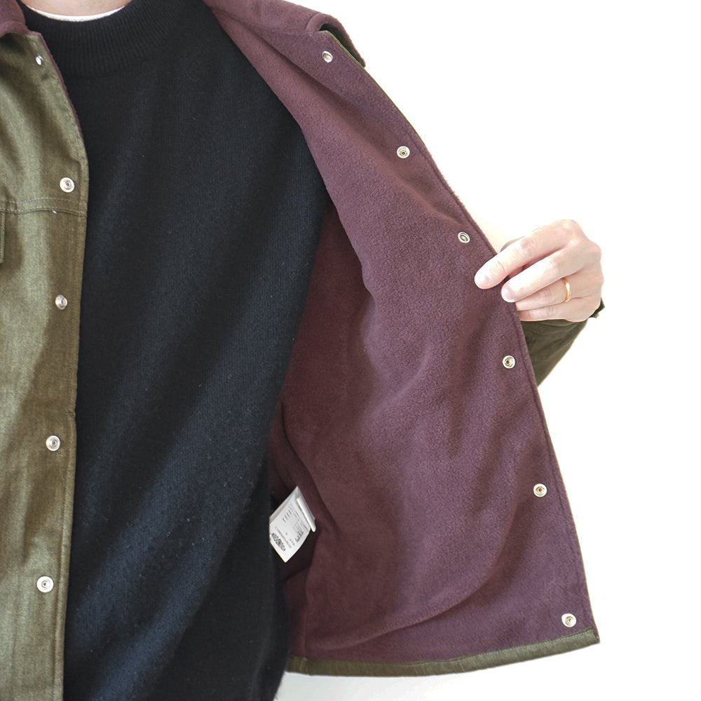 FOUNDOUR - COLOR DENIM JACKET