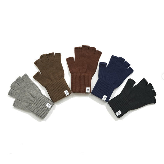 Fresh Service - THERMAL RIB KNIT FINGERLESS GLOVES